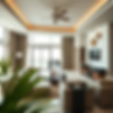 Inviting Living Space in Al Twar Spacious living area of a rental villa in Al Twar