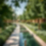 Lush greenery at Al Warqa 3 Park