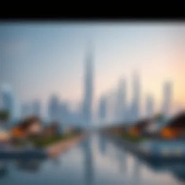 Dubai's Futuristic Skyline Shaped by Aldar Projects A futuristic skyline of Dubai featuring Aldar's projects