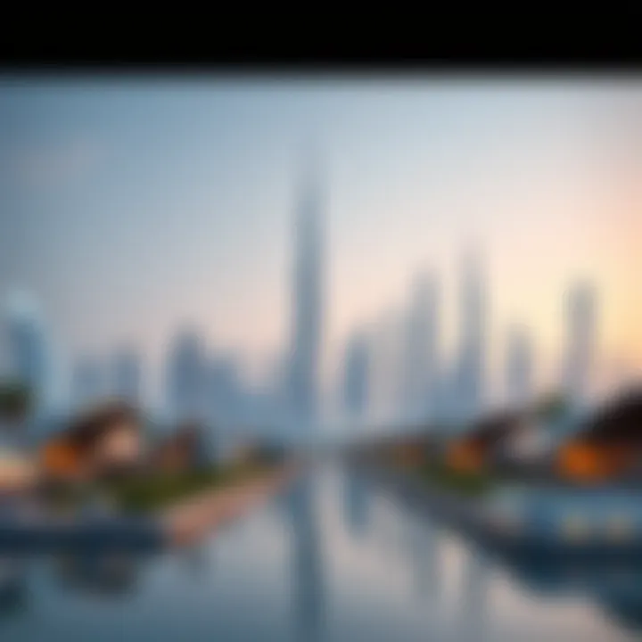 Dubai's Futuristic Skyline Shaped by Aldar Projects A futuristic skyline of Dubai featuring Aldar's projects