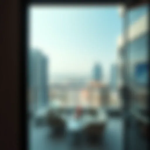 Luxurious apartment view in Dubai