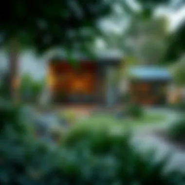Tranquil Residential Garden A residential garden designed for tranquility and personal retreat.