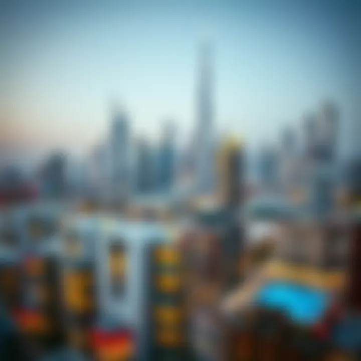 Dubai Skyline and Real Estate Developments Skyline view of Dubai's modern architecture