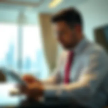 Informed Real Estate Investing Investor reviewing real estate data