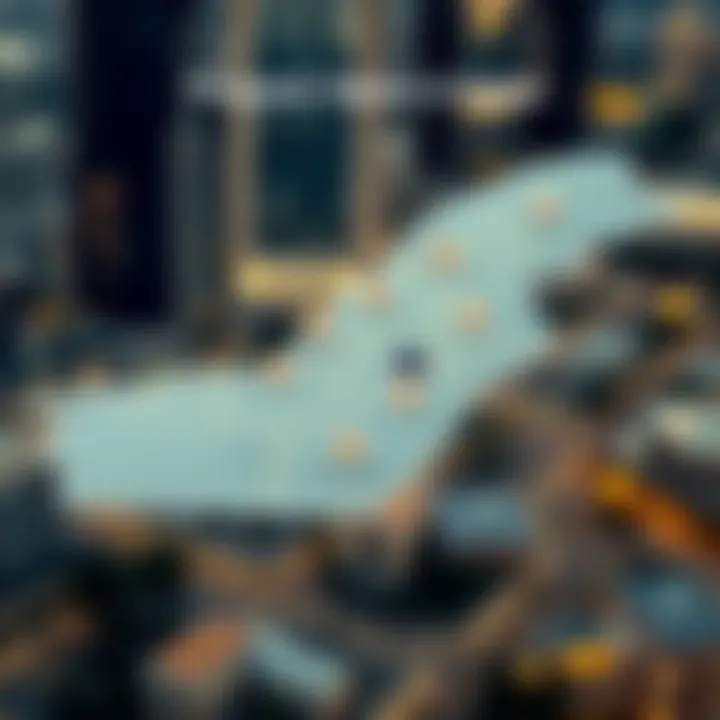 Property Values in Dubai Map highlighting property values in different Dubai areas