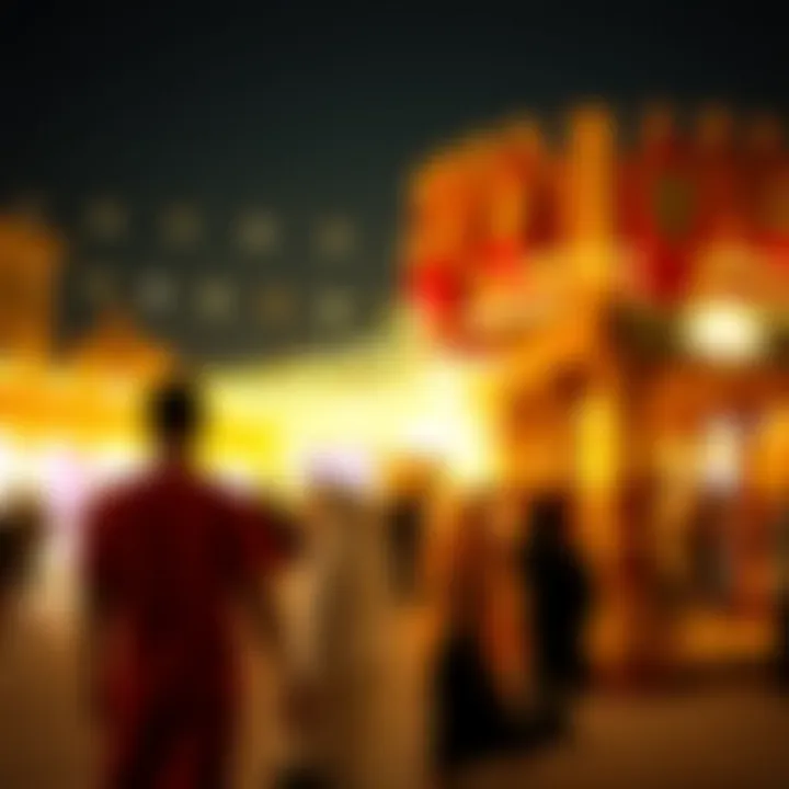 A cultural festival in the UAE highlighting community engagement and social harmony