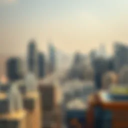 Overview of Dubai skyline showcasing modern architecture