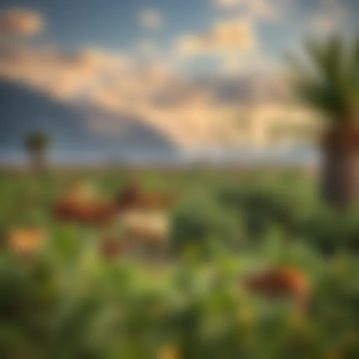 Biodiversity on Bani Yas Island Diverse wildlife thriving in Bani Yas Island's natural habitat