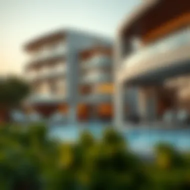Illustration showcasing the unique aspects of the Dubai property market