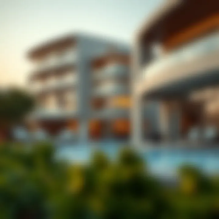 Illustration showcasing the unique aspects of the Dubai property market