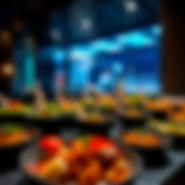 Taste the Future: Fusion Flavors in Dubai An array of contemporary fusion dishes that represent the modern culinary scene in Dubai.