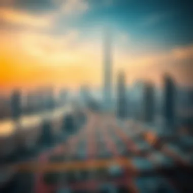 The Evolving Dubai Skyline: A Testament to Development Dubai skyline with real estate developments