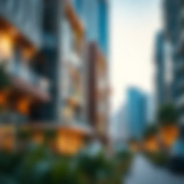 Modern Real Estate in Dip Dubai Visual representation of modern real estate developments within Dip Dubai