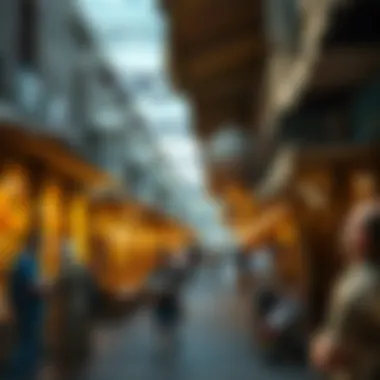 Cultural Market in Al Badia Traditional market scene highlighting cultural aspects of Al Badia