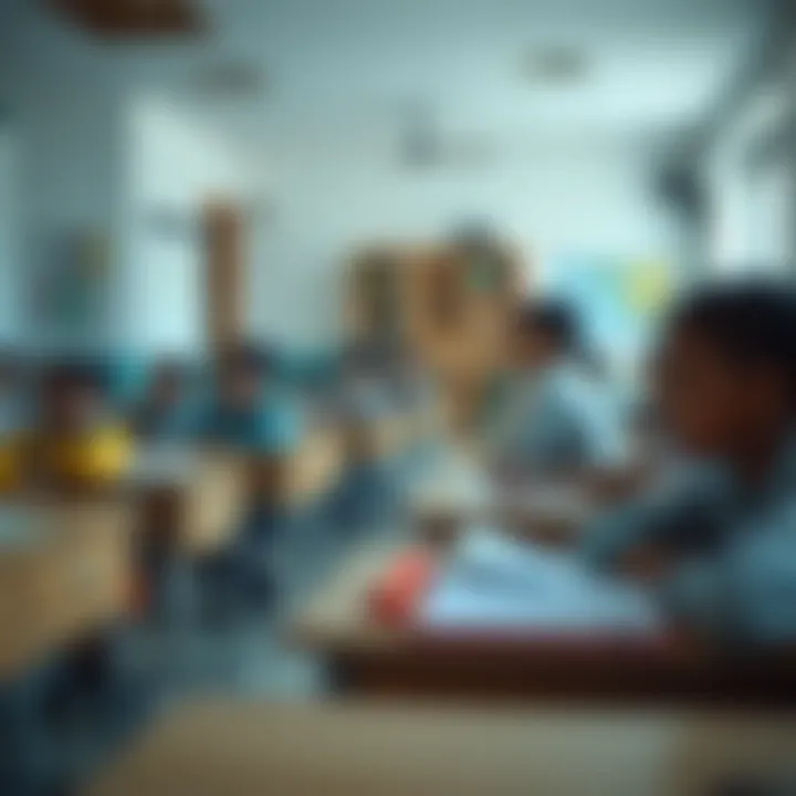 Diverse classroom environment in Dubai