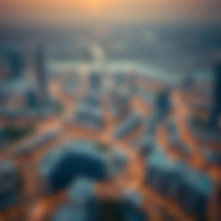 Aerial Perspective of المرسى النعيمية An aerial view of المرسى النعيمية illustrating its strategic location and surroundings