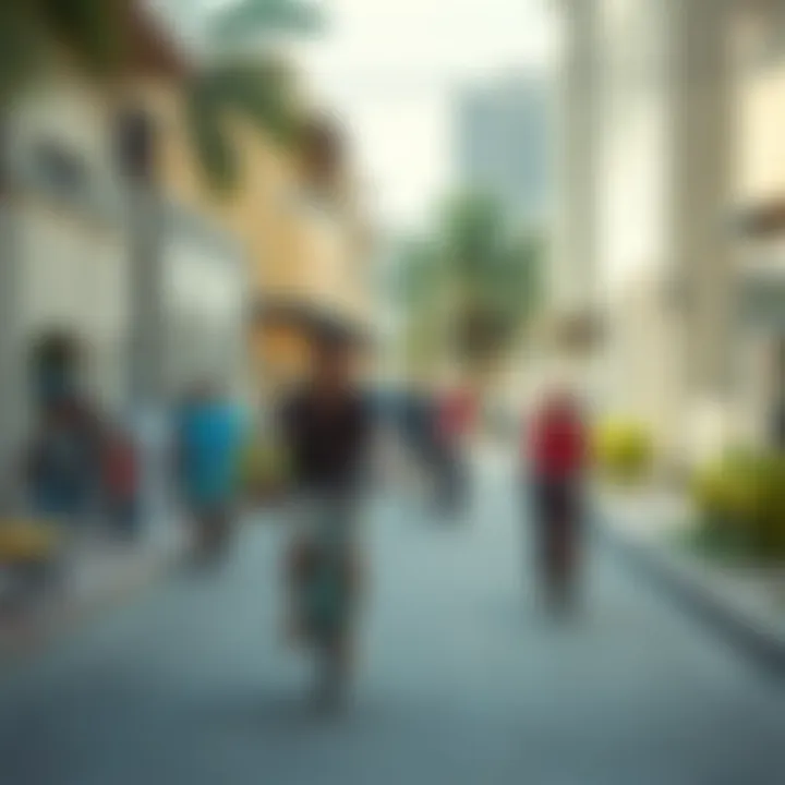 Community Life in المرسى النعيمية Vibrant community life in المرسى النعيمية with locals engaging in outdoor activities