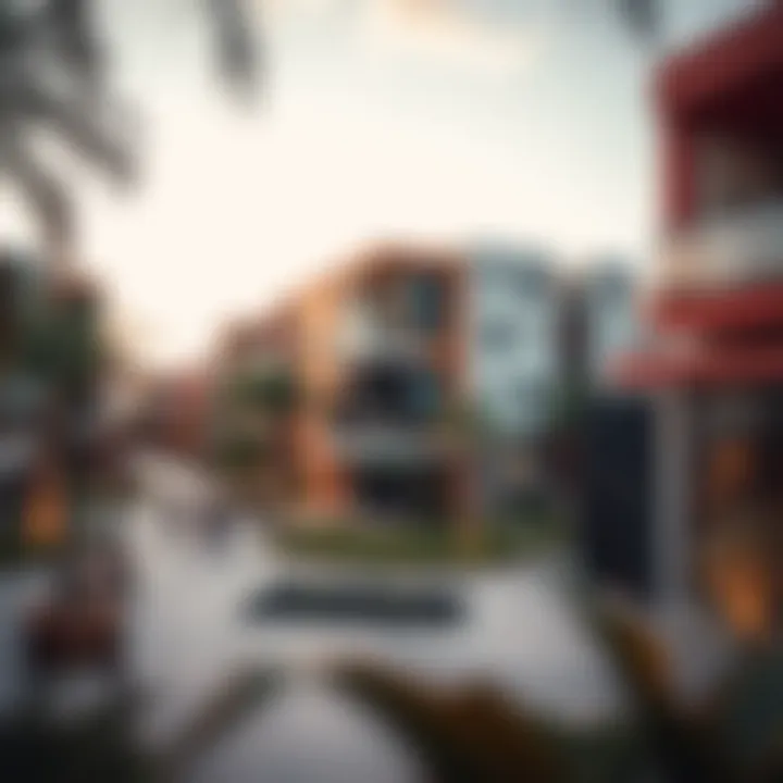 A vibrant community space promoting sustainable living