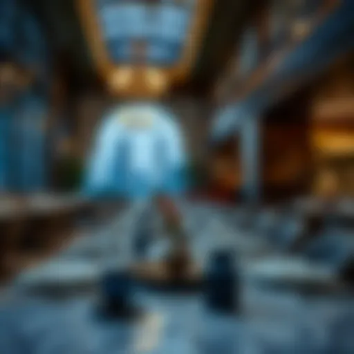 Exquisite Dining Ambiance Elegant dining setup showcasing exquisite tableware