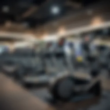 State-of-the-Art Fitness Equipment Fitness equipment available at Dubai Hills Mall Gym