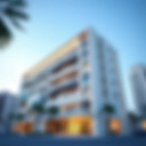 Facade of فندق رويال ام البطين showcasing modern architecture