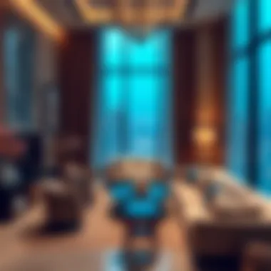 Luxurious Interior of Habtoor Tower Residence Luxurious interior of a Habtoor Tower residence highlighting lifestyle