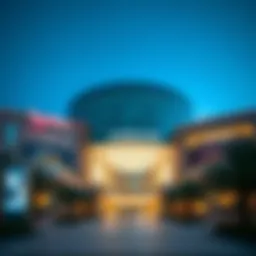 Exterior view of Khalidiyah Mall showcasing its modern architecture