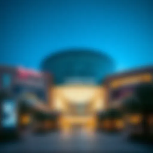 Architectural Marvel of Khalidiyah Mall Exterior view of Khalidiyah Mall showcasing its modern architecture