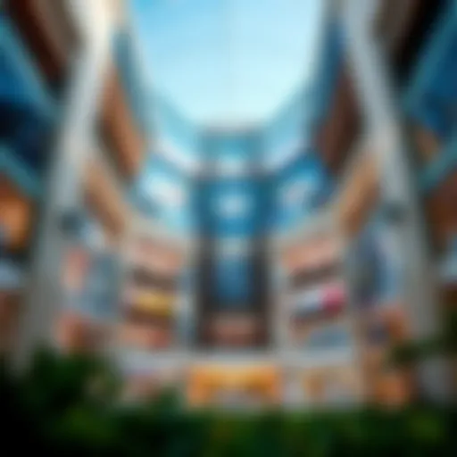 Stunning architectural design of Manar Mall showcasing modern aesthetics