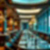 Luxurious dining ambiance at a Michelin-star restaurant
