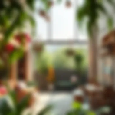 Scenic view of a nursery in Dubai's vibrant neighborhood
