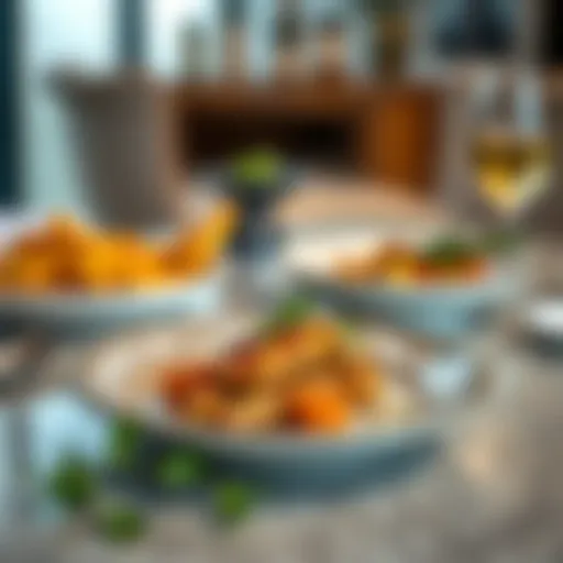 A beautifully plated dish showcasing local cuisine