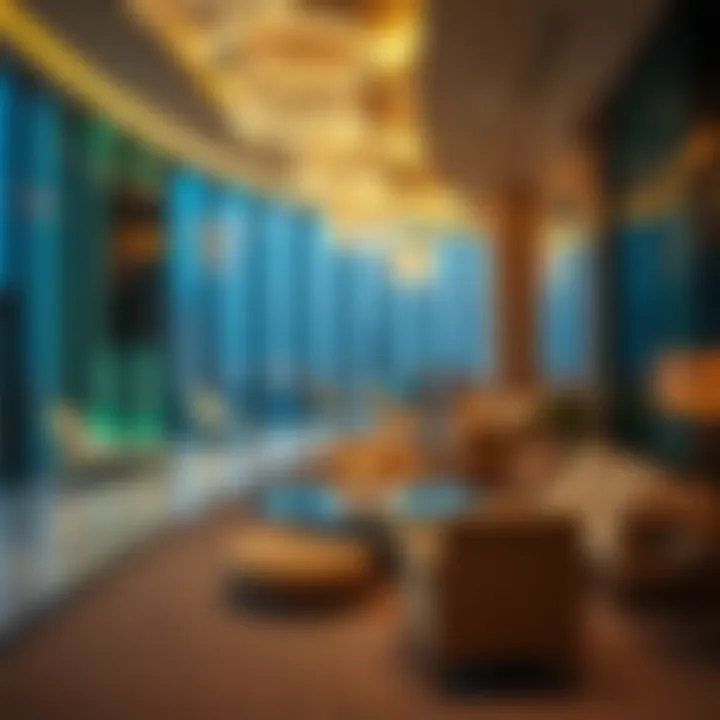 Luxurious residential amenities at Salma Tower