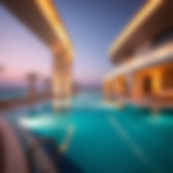 Innovative Architecture of Luxury Pool Hotels Architectural design of luxury hotel with private pools