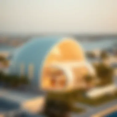 Architectural model highlighting the innovative features of ARCH Dubai