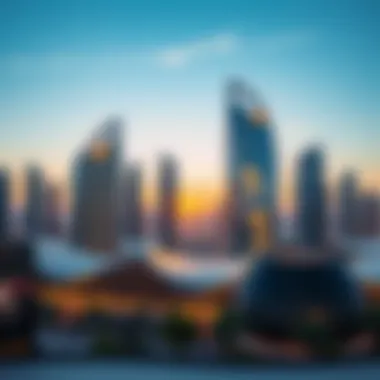 Stunning skyline view of ARCH Dubai showcasing innovative designs