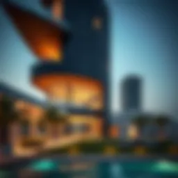 A modern architectural marvel showcasing the essence of Upside Living.