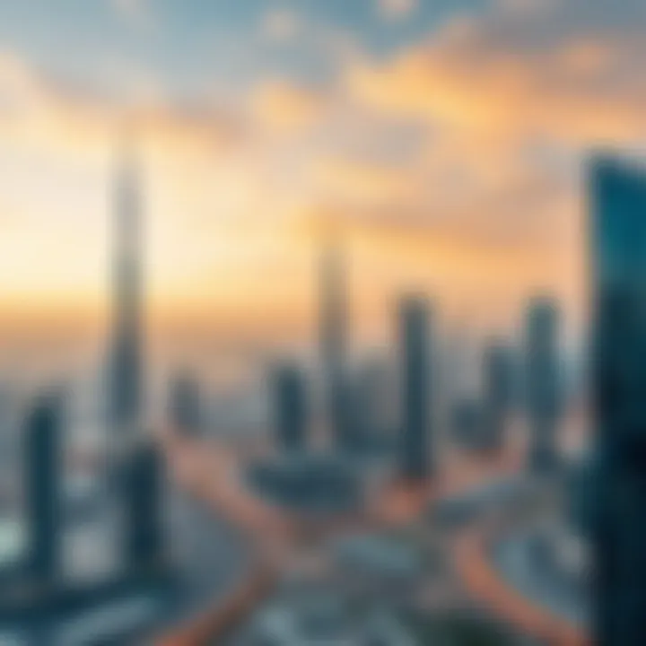Dubai Skyline and Future Urban Development A panoramic view of Dubai's skyline reflecting the future of urban development.