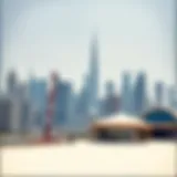 Panoramic view of Dubai skyline showcasing diverse architectural styles