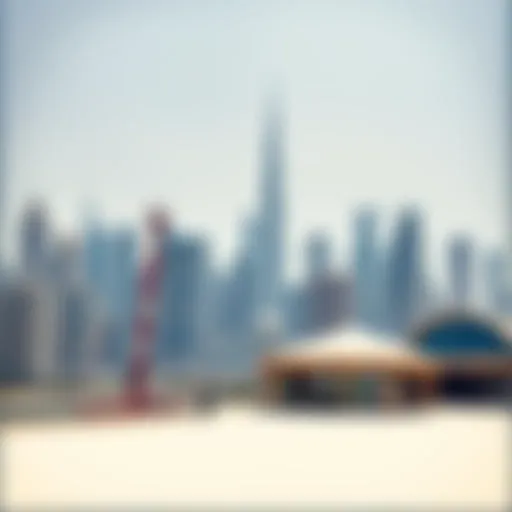 Panoramic view of Dubai skyline showcasing diverse architectural styles