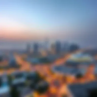 A panoramic view of Al Quoz's evolving skyline