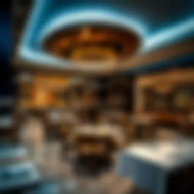 Sophisticated Dining Atmosphere Elegant dining ambiance