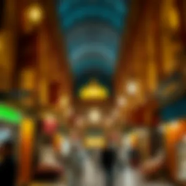 Traditional architecture of the Gold Souk marketplace