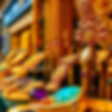 A vibrant collection of gold and gemstone accessories