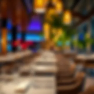 Vibrant Atmosphere of Jumeirah Beach Residence Dining A vibrant atmosphere capturing the essence of JBR dining