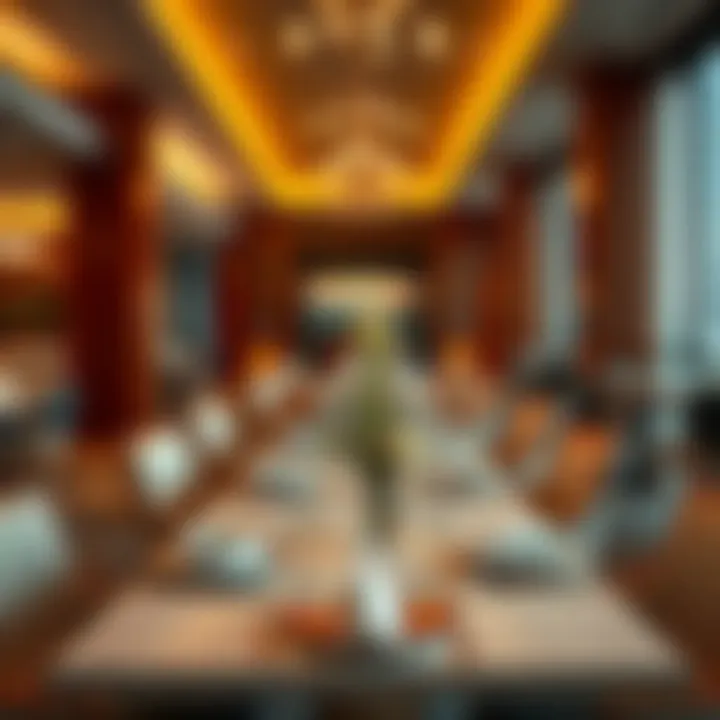 An exquisite dining setup at a local restaurant in JBR