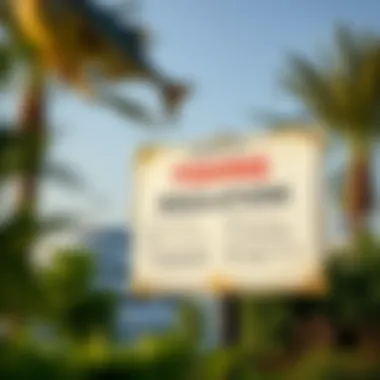 Essential Fishing Regulations at Jumeirah Fishing regulations sign near Jumeirah Fishing Spot