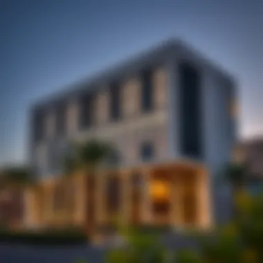 Luxhabitat Dubai office exterior showcasing modern architecture
