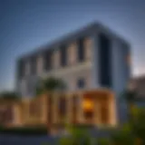 Modern Architecture of Luxhabitat's Dubai Headquarters Luxhabitat Dubai office exterior showcasing modern architecture