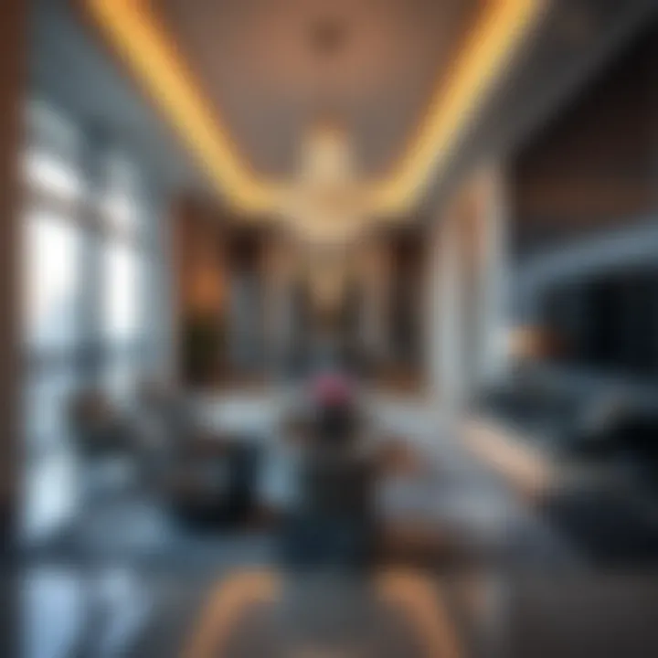 Luxurious interior of a Goshi Residence apartment